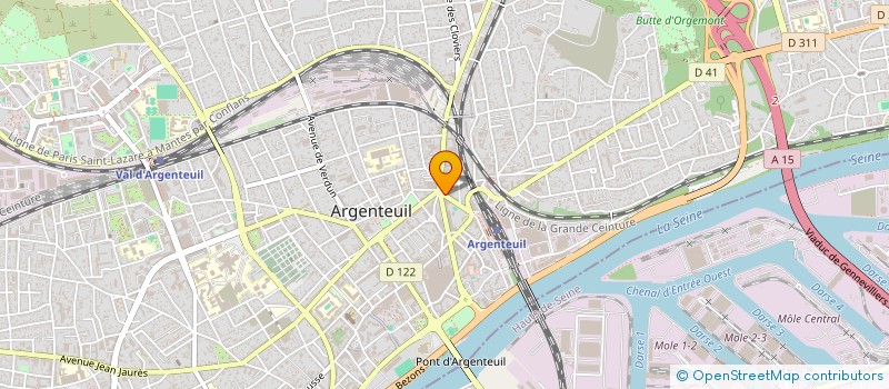 localisation de l'entreprise MONSIEUR LAZHAR BOUAZIZ  ARGENTEUIL