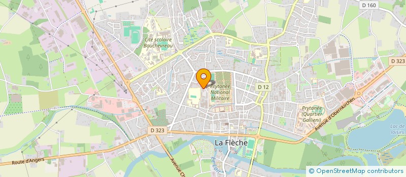 localisation de l'entreprise MONSIEUR LAZHAR HLAL  LA FLECHE