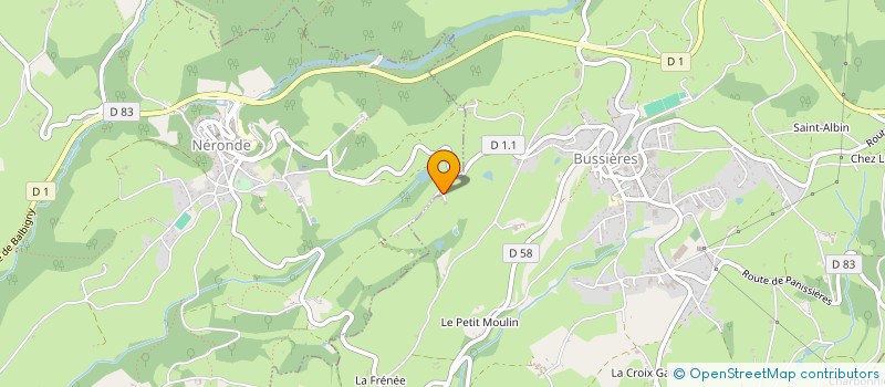 localisation de l'entreprise MONSIEUR LAZHAR KARA  BUSSIERES