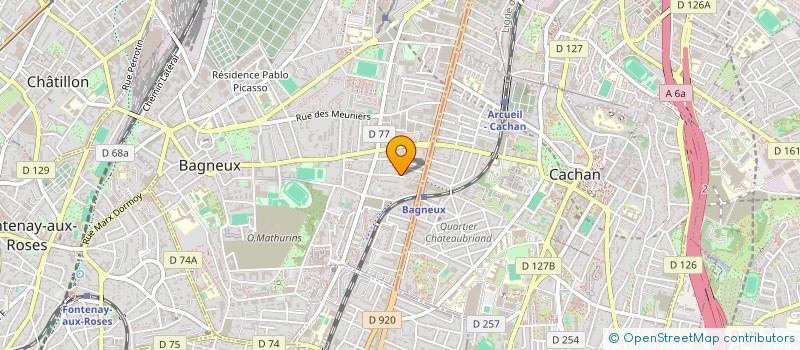 localisation de l'entreprise MONSIEUR LAZHAR LASSADI à BAGNEUX