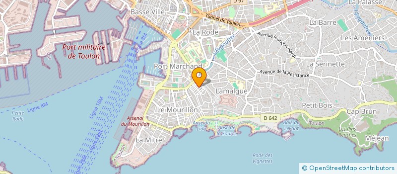 localisation de l'entreprise MONSIEUR LAZHAR SADOUKI à TOULON