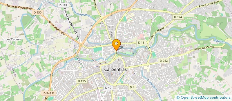 localisation de l'entreprise MONSIEUR LAZHAR SAID  CARPENTRAS