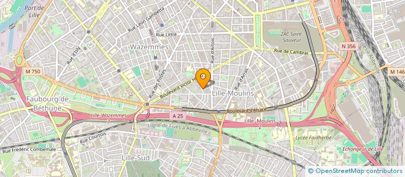 localisation de l'entreprise MONSIEUR LAZHARE BADAOUI à LILLE