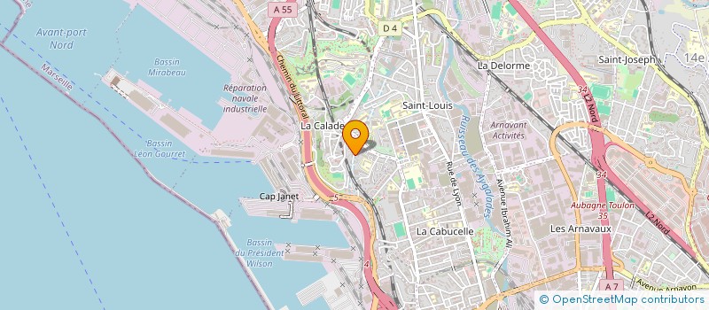 localisation de l'entreprise MONSIEUR LAZIZ KAMELI à MARSEILLE