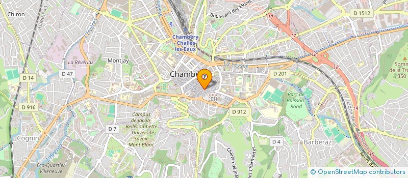localisation de l'entreprise MONSIEUR LAZRAG SAID à CHAMBERY