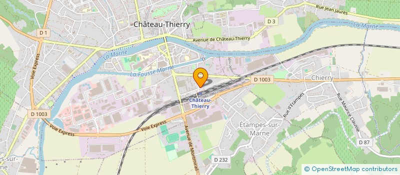 localisation de l'entreprise MONSIEUR LAZREG GARES à CHATEAU-THIERRY