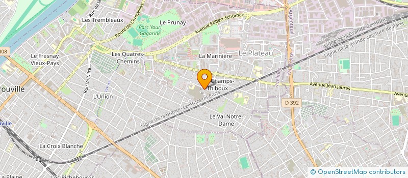 localisation de l'entreprise MONSIEUR LAZZARO MAKOUMBI à SARTROUVILLE