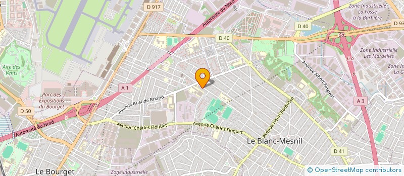 localisation de l'entreprise MONSIEUR LBEKAI BOUAZZAOUI à LE BLANC-MESNIL