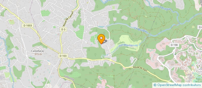 localisation de l'entreprise MONSIEUR LE PRINCE  VALBONNE