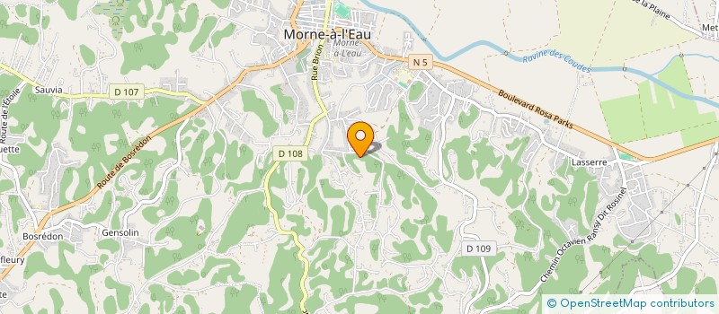 localisation de l'entreprise MONSIEUR LEA SANDROUJI  MORNE-A-L'EAU