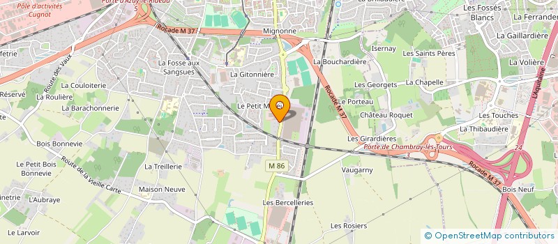 localisation de l'entreprise MONSIEUR LEANDRE BOIREAU  JOUE-LES-TOURS