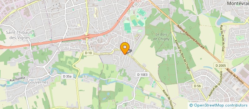 localisation de l'entreprise MONSIEUR LEANDRE BOU  CONCHES-SUR-GONDOIRE