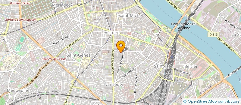 localisation de l'entreprise MONSIEUR LEANDRE BRILLET  BORDEAUX