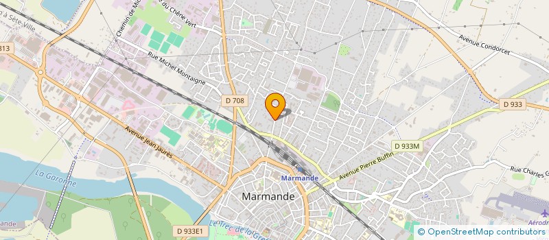 localisation de l'entreprise MONSIEUR LEANDRE CAUNEGRE  MARMANDE