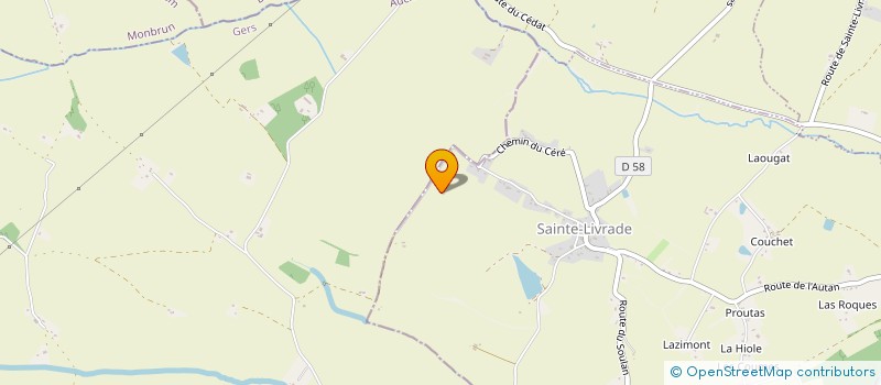 localisation de l'entreprise MONSIEUR LEANDRE COSTES à SAINTE-LIVRADE