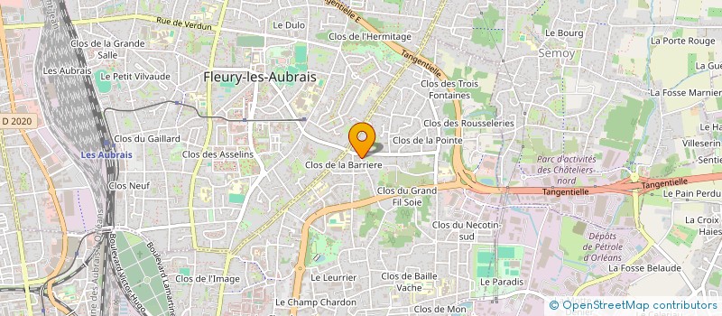 localisation de l'entreprise MONSIEUR LEANDRE DA SILVA CARDOSO à ORLEANS