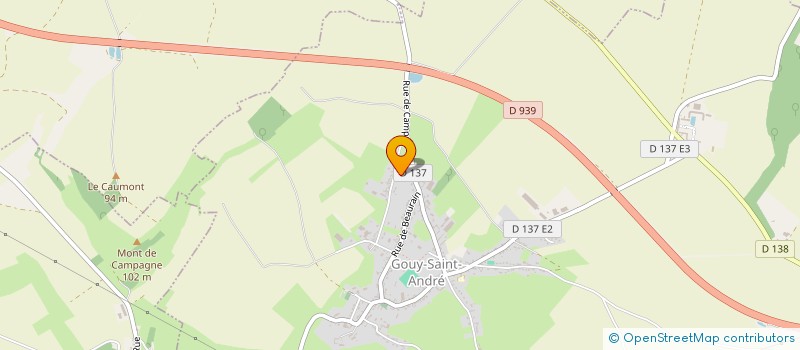 localisation de l'entreprise MONSIEUR LEANDRE DENIS  GOUY-SAINT-ANDRE