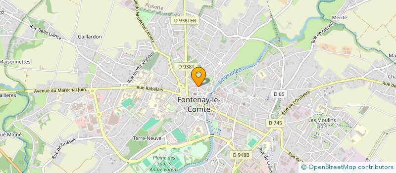 localisation de l'entreprise MONSIEUR LEANDRE DEVAINON à FONTENAY-LE-COMTE