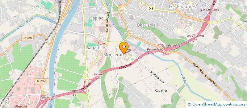 localisation de l'entreprise MONSIEUR LEANDRE DUFEU à MONTAUBAN