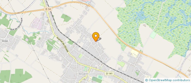 localisation de l'entreprise MONSIEUR LEANDRE GIRAUD  ARVERT