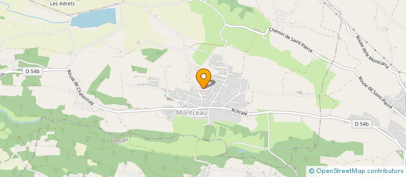 localisation de l'entreprise MONSIEUR LEANDRE GRASSET  RUY-MONTCEAU