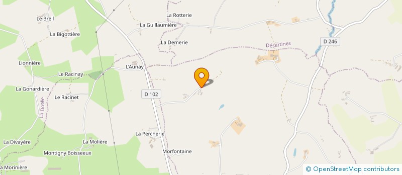 localisation de l'entreprise MONSIEUR LEANDRE GUESDON  LEVARE