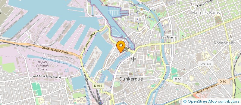 localisation de l'entreprise MONSIEUR LEANDRE HACHE à DUNKERQUE