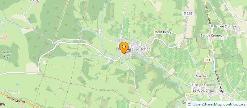 localisation de l'entreprise MONSIEUR LEANDRE JACQUET  DRACY-LES-COUCHES