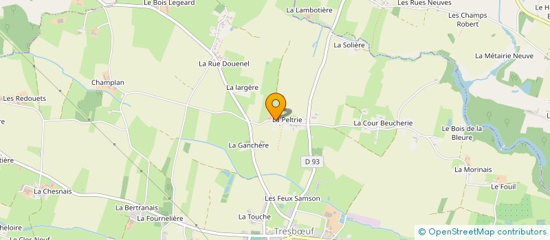 localisation de l'entreprise MONSIEUR LEANDRE JOLIVEL  TRESBUF