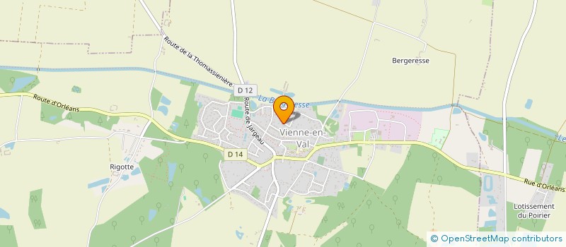 localisation de l'entreprise MONSIEUR LEANDRE JOUDIOU à VIENNE-EN-VAL