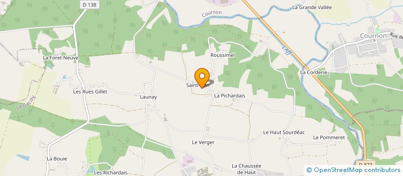 localisation de l'entreprise MONSIEUR LEANDRE MARCHAND à LA GACILLY