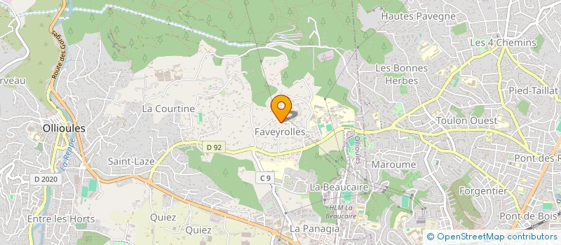 localisation de l'entreprise MONSIEUR LEANDRE MARCHICA  OLLIOULES