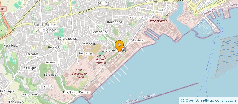 localisation de l'entreprise MONSIEUR LEANDRE MARTIN à BREST