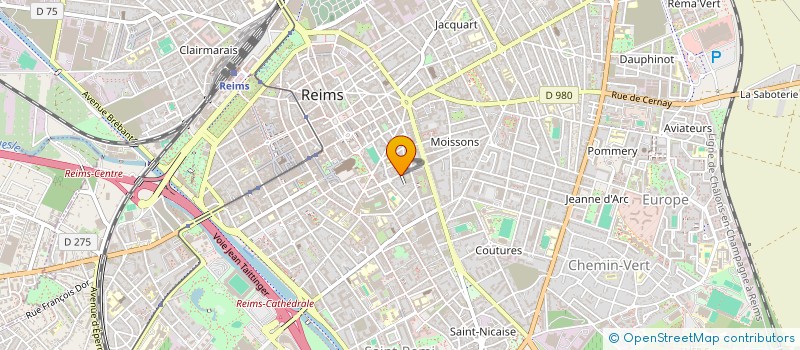 localisation de l'entreprise MONSIEUR LEANDRE MILLET  REIMS