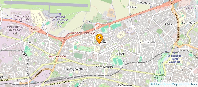 localisation de l'entreprise MONSIEUR LEANDRE N GOUPANDE  LA ROCHELLE