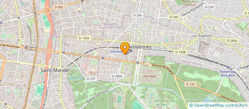 localisation de l'entreprise MONSIEUR LEANDRE PASCUAL-BOUYS à VINCENNES