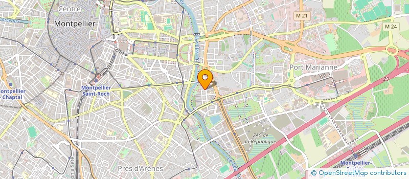 localisation de l'entreprise MONSIEUR LEANDRE PELAO à MONTPELLIER