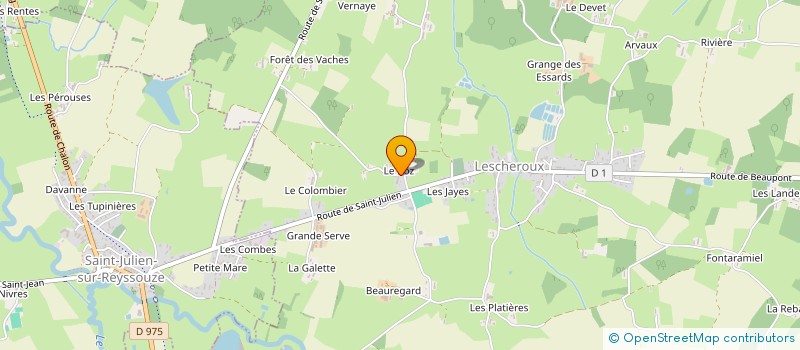 localisation de l'entreprise MONSIEUR LEANDRE QUIGNARD à LESCHEROUX