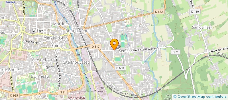 localisation de l'entreprise MONSIEUR LEANDRE RATA  SEMEAC