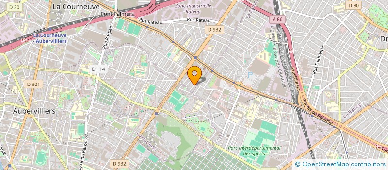 localisation de l'entreprise MONSIEUR LEANDRE SANCHEZ à LA COURNEUVE