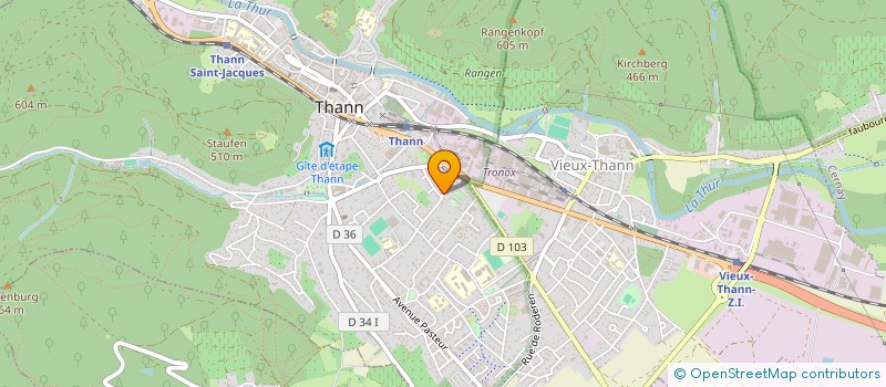 localisation de l'entreprise MONSIEUR LEANDRE SCHUH--KECHID  THANN