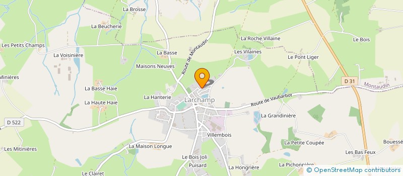 localisation de l'entreprise MONSIEUR LEANDRE TROHEL  LARCHAMP