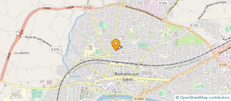 localisation de l'entreprise MONSIEUR LEANDRE VERDEGAY à ROMANS-SUR-ISERE