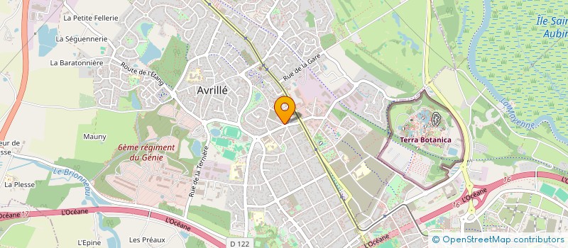 localisation de l'entreprise MONSIEUR LEANDRE VERDIER à AVRILLE