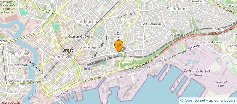 localisation de l'entreprise MONSIEUR LEANDRE VINCE  PLOUDALMEZEAU