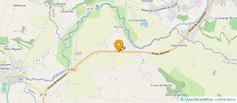 localisation de l'entreprise MONSIEUR LEANDRE WILLIG  AGNAC