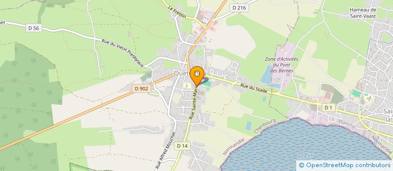 localisation de l'entreprise MONSIEUR LEANDRE YVON MADZOU YOULA  QUETTEHOU