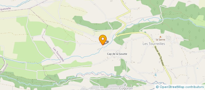 localisation de l'entreprise MONSIEUR LEANDRO BATISTA MIRANDA COUTINHO à LES TOURREILLES