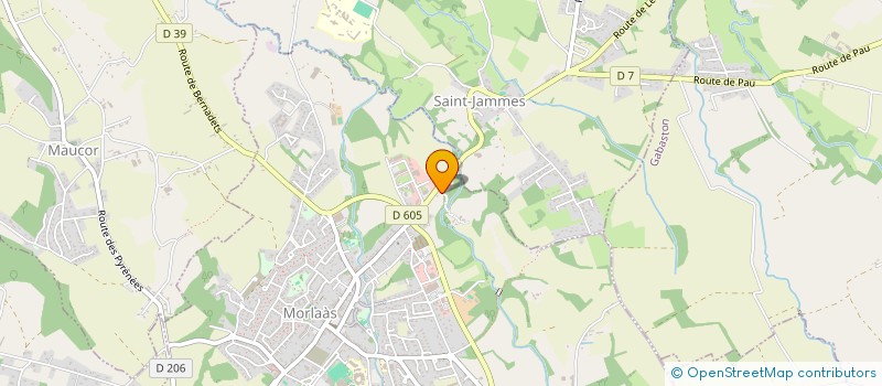 localisation de l'entreprise MONSIEUR LEANDRO D'ASSUNCAO DOLLE  MORLAAS