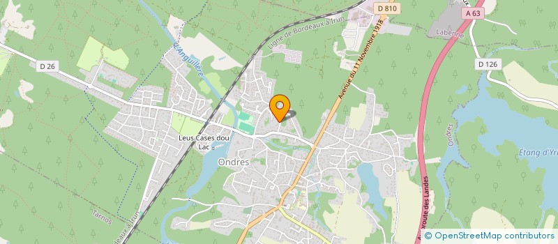 localisation de l'entreprise MONSIEUR LEANDRO ECHEVESTE  ONDRES